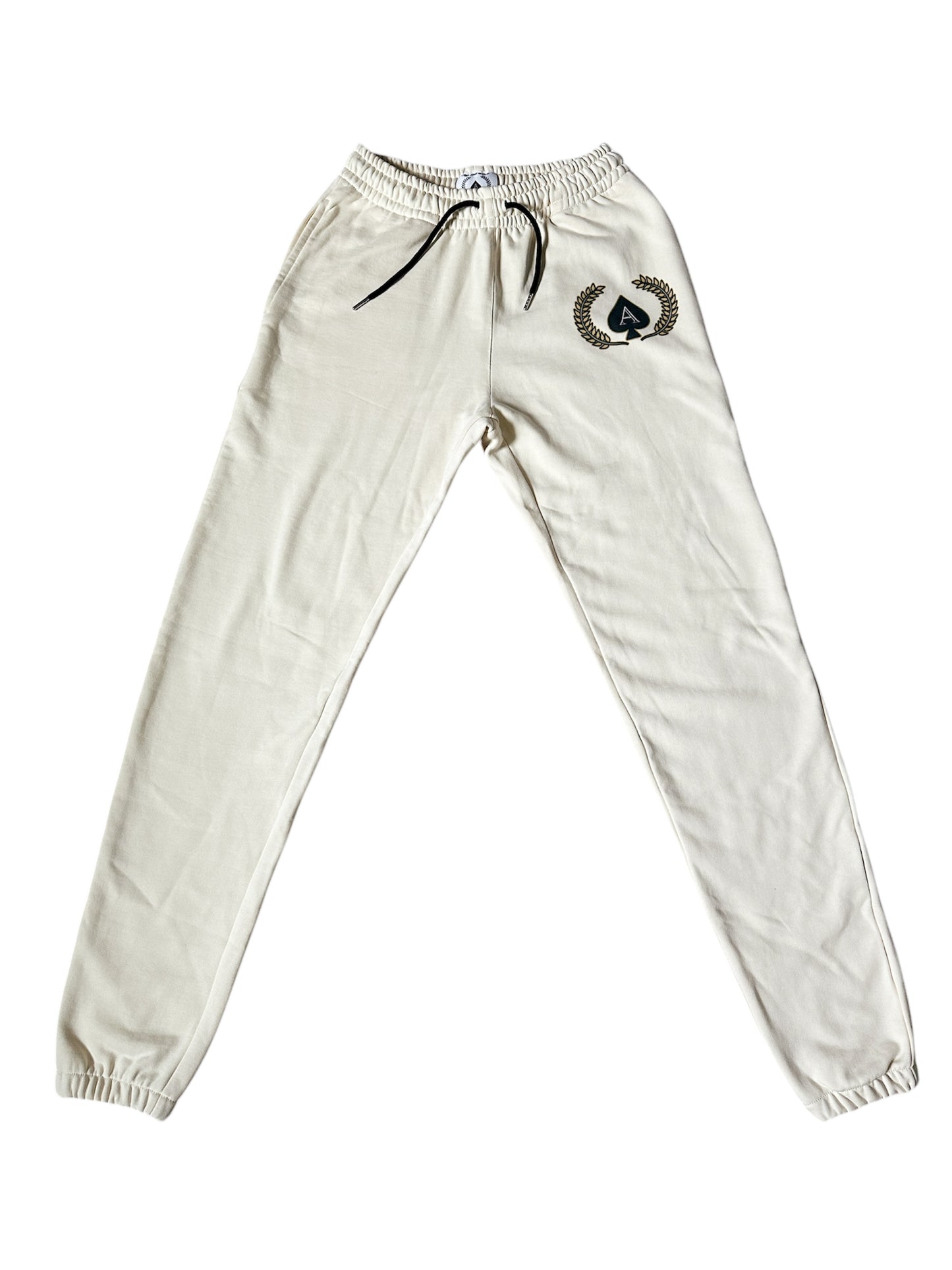 Cream Ace Sweatpants